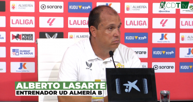 📺 CDTtv | Declaraciones de Alberto Lasarte, entrenador de la UD Almería B (Final Nacional Playoff IDA)