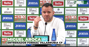 📺 CDTtv | Declaraciones de Miguel Aroca, entrenador del Formac Villarrubia CF (Jornada 17)