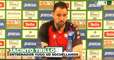 📺 CDTtv | Declaraciones de Jacinto Trillo, entrenador del Yugo UD Socuéllamos (Playoff 2 Vuelta)