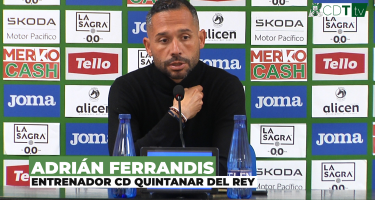 📺 CDTtv | Declaraciones de Adrián Ferrandis, entrenador del CD Quintanar del Rey (Jornada 31)