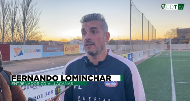 📺 CDTtv | Declaraciones de Fernando Lominchar, entrenador del CD Villacañas (Jornada 19)