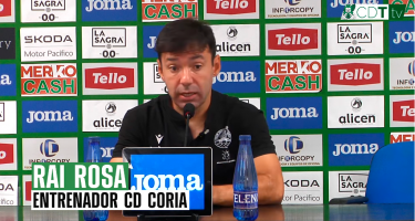 📹 Declaraciones de Rai Rosa, entrenador del #CDCoria tras el partido frente al #CDToledo