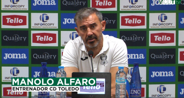 📺 CDTtv | Declaraciones de Manolo Alfaro, entrenador de CD Toledo (CF La Solana)