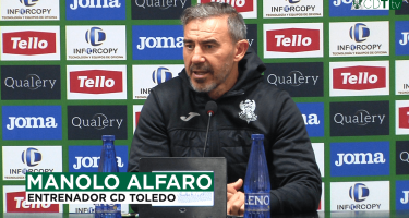 📺 CDTtv | Declaraciones de Manolo Alfaro, entrenador de CD Toledo (Jornada 13)