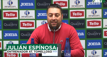 📺 CDTtv | Declaraciones de Julián Espínosa, entrenador de At. Tomelloso (Jornada 12)