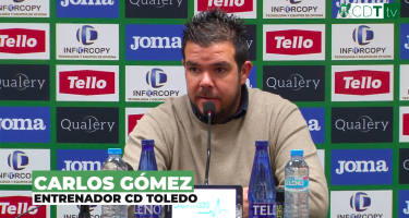 📺 CDTtv | Declaraciones de Carlos Gómez, entrenador de CD Toledo (Jornada 15)