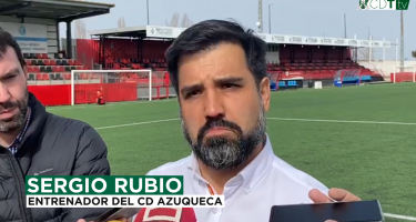 📺 CDTtv | Declaraciones de Sergio Rubio, entrenador de CD Azuqueca (Jornada 21)