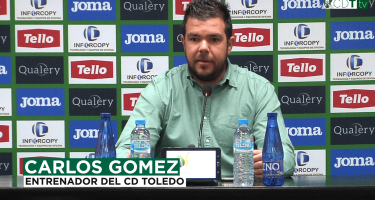 📺 CDTtv | Declaraciones de Carlos Gómez, entrenador de CD Toledo (Jornada 20)