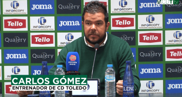 📺 CDTtv | Declaraciones de Carlos Gómez, entrenador de CD Toledo (Jornada 26)