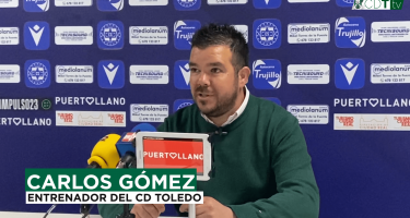 📺 CDTtv | Declaraciones de Carlos Gómez, entrenador de CD Toledo (Jornada 23)
