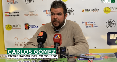 📺 CDTtv | Declaraciones de Carlos Gómez, entrenador de CD Toledo (Jornada 25)
