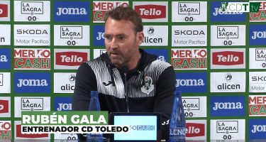 📺 CDTtv | Declaraciones de Rubén Gala, entrenador del CD Toledo (Jornada 11)