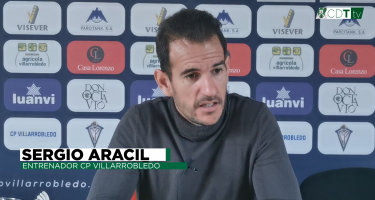 📺 CDTtv | Declaraciones de Sergio Aracil, entrenador del CP Villarrobledo (Jornada 16)