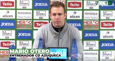 📺 CDTtv | Declaraciones de Mario Otero, entrenador del CD Azuqueca (Jornada 15)