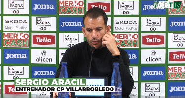 📺 CDTtv | Declaraciones de Sergio Aracil, entrenador del CP Villarrobledo (Jornada 33)