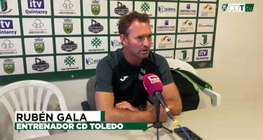 📺 CDTtv | Declaraciones de Rubén Gala, entrenador del CD Toledo (Playoff 1 Ida)