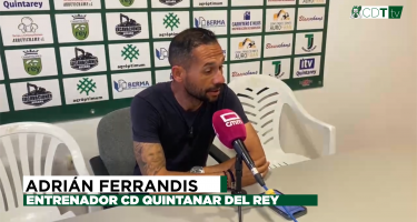 📺 CDTtv | Declaraciones de Adrián Ferrandis, entrenador del CD Quintanar del Rey (Playoff 1 Ida)